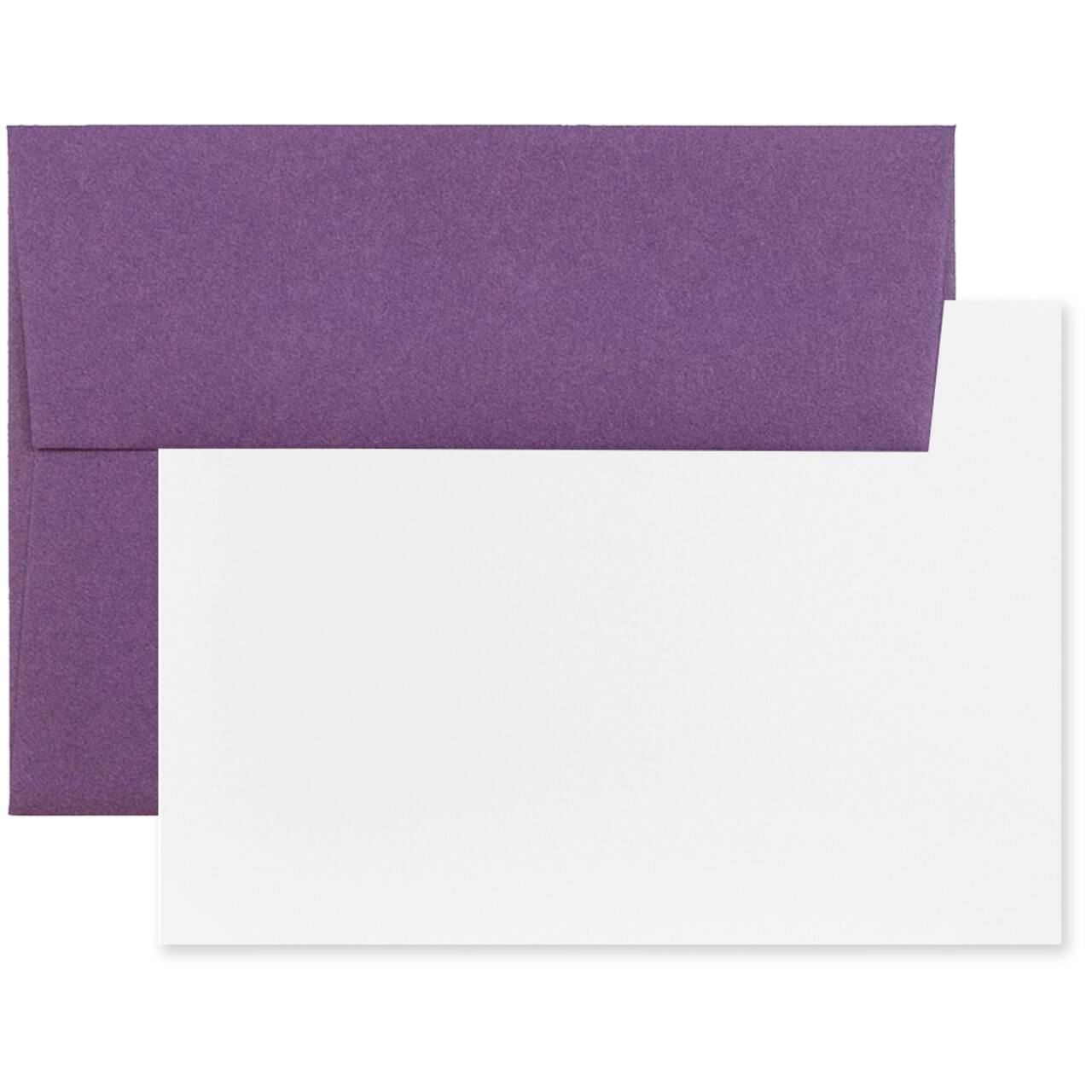 JAM Paper A2 Blank Greeting Cards & Envelopes, 25ct.